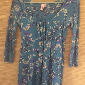 Sweet Pea Mesh Patterned Top